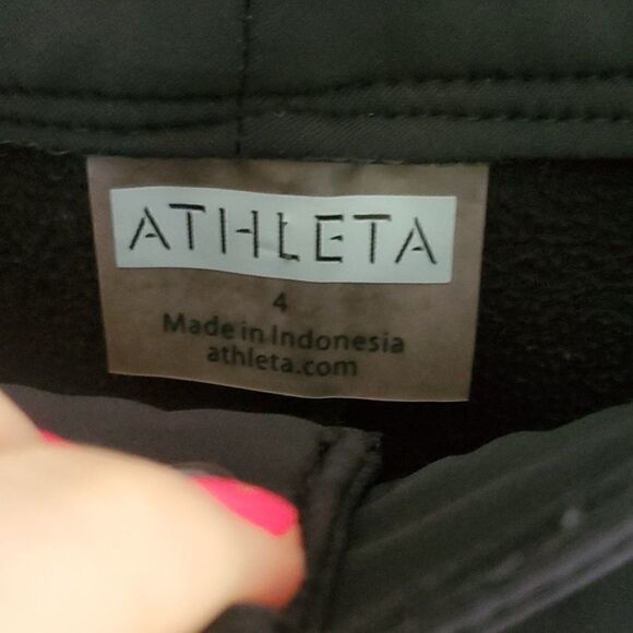 Athleta Fleece Lined Black Skirt - Picture 4 of 7